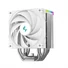 Kép 2/9 - DeepCool CPU Cooler - AK500S DIGITAL SE WH (28dB; max, 117,21 m3 / h; 4pin csatlakozó, 5 db heatpipe, 12cm, PWM, fehér)