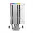 Kép 4/9 - DeepCool CPU Cooler - AK500S DIGITAL SE WH (28dB; max, 117,21 m3 / h; 4pin csatlakozó, 5 db heatpipe, 12cm, PWM, fehér)