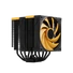 Kép 2/10 - DeepCool CPU Cooler - AK620 Zero Dark Zoria (28 dB; max, 117,21 m3 / h; 4pin csatlakozó, 6 db heatpipe, 2x12cm, PWM)