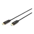 Kép 1/3 - ASSMANN HDMI AOC Hybrid-fiber connection cable Type A M/M 30m UHD 8K60Hz CE gold bl