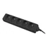 Kép 1/2 - LANBERG PS0-05E-0300-BK 3M Black 5X 230V Lanter EXTENSION PL. CABLE FROM FULL COPPER