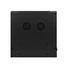 Kép 3/6 - LANBERG WF02-6612-10B Lanberg wall-mounted double section rack 19 flat pack 12U/600x600mm black