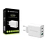 Kép 2/4 - Conceptronic telefon töltő adapter - ALTHEA12W (2xUSB-C + USB-A, 65W, fehér)