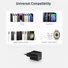 Kép 7/10 - Conceptronic telefon töltő adapter + kábel - ALTHEA16B (USB-C + USB-A, 33W, 3in1 töltő kábel, fekete)