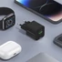 Kép 8/10 - Conceptronic telefon töltő adapter + kábel - ALTHEA16B (USB-C + USB-A, 33W, 3in1 töltő kábel, fekete)