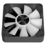 Kép 1/5 - Ventilátor APNX FP1-Q PWM, ARGB, fordított légáramlás, 120mm, fekete
