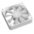 Kép 1/5 - Ventilátor APNX FP1-Q PWM, ARGB, fordított légáramlás, 120mm, fehér