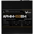 Kép 2/4 - Formula Tápegység 850W - APMM-850BM (80 Plus Bronze, ATX3.1 / PCIe 5.1, Aktív PFC, 14cm, Full Moduláris)