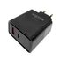 Kép 2/2 - APPROX Telefontöltő - USB Type-C, USB-A port, 45W gyorstöltő + 1m USB Type-C kábel, Fekete