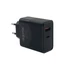 Kép 1/2 - APPROX Telefontöltő - USB Type-C, USB-A port, 65W gyorstöltő + 1m USB Type-C kábel, Fekete