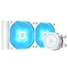 Kép 2/6 - ID-Cooling CPU Water Cooler - AURAFLOW X 240 EVO SNOW (18-35,2dB; max. 126,57 m3 / h; 2x12cm, RGB LED)