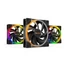 Kép 1/6 - Be Quiet! Cooler 12cm - LIGHT WINGS 120mm PWM Triple-Pack (RGB, 1700rpm, 20,6dB, fekete)