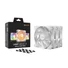 Kép 5/5 - Be Quiet! Cooler 12cm - LIGHT WINGS LX 120mm PWM White Triple-Pack (RGB, 1600rpm, 25,5dB, fehér)