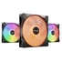 Kép 1/5 - Be Quiet! Cooler 14cm - LIGHT WINGS LX 140mm PWM high-speed Triple-Pack (RGB, 1800rpm, 30,5dB, fekete)