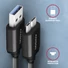 Kép 2/4 - Kábel AXAGON BUMM3-AM10AB Speed  USB-A 3.2 >  USB Micro-B, 1m fekete