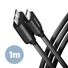 Kép 4/4 - Kábel AXAGON BUMM3-CM10AB Speed Micro-B USB > USB-C 3.2 Gen 1m fekete