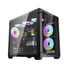 Kép 1/4 - DARKFLASH C285 ATX TG fekete számítógépház