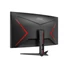 Kép 3/6 - AOC C32G2ZE/BK 31.5inch 1920x1080 VA Curved 240Hz 1MS MPRT FreeSync Premium DPx1 HDMIx1 VESA 100x100 GAMING LINE