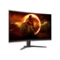 Kép 4/6 - AOC C32G2ZE/BK 31.5inch 1920x1080 VA Curved 240Hz 1MS MPRT FreeSync Premium DPx1 HDMIx1 VESA 100x100 GAMING LINE
