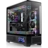 Kép 3/6 - Thermaltake View 600 TG táp nélküli ablakos Full Tower számítógépház fekete 6"-os LCD kijelzővel