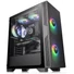 Kép 1/6 - Thermaltake Versa T25 Tempered Glass táp nélküli ablakos Mid Tower számítógépház fekete