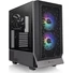 Kép 4/6 - Thermaltake Ceres 300 TG ARGB / Black / Win / SPCC / Tempered Glass*1 / CT140 ARGB Fan*2 / CT140 Fan*1 / Brown Box