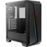 Kép 7/7 - Számítógépház Aerocool Cylon Pro TG RGB ATX Fekete Edzett üveg