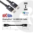 Kép 4/10 - Club 3D Kábel - CAC-1060 (DisplayPort 1.4, 8K, 32.4Gbps, HBR3 8K, 28AWG, M / M, 3m)