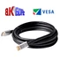 Kép 11/13 - Club 3D Kábel - CAC-1069 (DisplayPort 1.4 HBR3 8K @60Hz, 32.4Gbps, 4m, 24AWG, DSC 1.2, VESA, M / M)