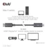 Kép 4/8 - Club 3D Kábel - CAC-1083 (DisplayPort 1.4 to HDMI 2.0, aktív adapter, 4K60Hz, HDR, 2m)
