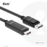 Kép 7/8 - Club 3D Kábel - CAC-1087 (DisplayPort 1.4 to HDMI 8K60Hz HDR10, 3m, M / M)