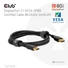 Kép 2/8 - Club 3D Kábel - CAC-1094 (DisplayPort 2.1, 8K240Hz, 2m, DP80, VESA tanúsítvány, M / M)