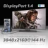 Kép 7/10 - Club 3D Kábel - CAC-1164 (Mini DisplayPort 1.4, 8K60Hz, 34 AWG, 2m, M / M, 32.4Gbps, DSC)
