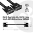 Kép 4/7 - Club 3D Kábel - CAC-1223 (DVI-D Dual Link, 24 + 1, Bidirektional, 28AWG, 3m, Plug & Play)