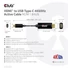 Kép 3/10 - Club 3D Kábel - CAC-1334 (HDMI to USB-C, Aktív, M / M, 4K60Hz, 1.8m)