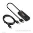Kép 11/12 - Club 3D Átalakító - CAC-1335 (HDMI + Micro USB to DisplayPort, 4K120Hz / 8K30Hz, M / F, aktív)