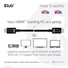 Kép 3/11 - Club 3D Kábel - CAC-1370 (HDMI 2.1 Ultra High-Speed, 48Gbps, 4K120Hz, 8K60Hz, 1.5m, HDMI M / M, alacsony EMI, VRR, QMS)