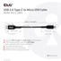 Kép 6/8 - Club 3D Kábel - CAC-1526 (2.0 USB-C Gen 1 to Micro USB, 1m, Bidirectional)