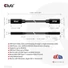Kép 3/9 - Club 3D Kábel - CAC-1529 (USB-C Gen 1 to USB-C, 5Gbps, 60W, 4K60Hz, 2m)