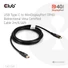 Kép 2/5 - Club 3D Kábel - CAC-1561 (USB-C to Mini DisplayPort 2.1, DP40 Bidirectional, 2m, 8K30Hz)