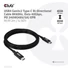 Kép 6/12 - Club 3D Kábel - CAC-1578 (USB4 Type-C Gen 3x2, Bi-directional, 8K60Hz, 40Gbps, 240W PD, EPR, 2m)