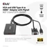 Kép 2/8 - Club 3D Átalakító - CAC-1720 (USB-A & VGA to HDMI, M / F, 0.6m, 28AWG, Full HD 1080p)