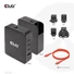 Kép 7/10 - Club 3D Hálózati Töltő - CAC-1917 (140W GaN, 3x USB-C, 1x USB-A, PD3.1, 4 csatlakozó)