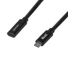 Kép 5/7 - Club 3D Kábel - CAC-2502 (USB-C to USB-C, M / F, 40Gbps, 8K60Hz, 240W, DP 1.4 Alternate Mode, 1m)