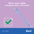 Kép 3/8 - Club 3D Kábel - CAC-3003 (USB-C, PD 240W, 20Gbps, 4K60Hz, kék, M / M, 2m)