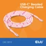 Kép 1/10 - Club 3D Kábel - CAC-3010 (USB-C, PD 240W, 20Gbps, 4K60Hz, pink, M / M, 2m)