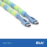 Kép 8/9 - Club 3D Kábel - CAC-3011 (USB-C, PD 240W, 20Gbps, 4K60Hz, kék, M / M, 2m)
