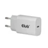 Kép 2/7 - Club 3D Hálózati Adapter - CAC-3020 (2db / csomag, 30W USB-C, PD3.0, túltöltés védelem, kicsi méret, fehér)