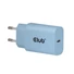 Kép 2/8 - Club 3D Hálózati Adapter - CAC-3022 (2db / csomag, 30W USB-C, PD3.0, túltöltés védelem, kicsi méret, kék)
