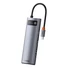 Kép 2/5 - Baseus Metal Gleam Series 8 az 1-ben multifunkciónális USB-C hub (CAHUB-CV0G)